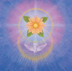 Kwiat (akryl na płótnie)